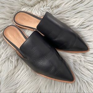MADEWELL The Gemma Mule in Leather Black Size 7